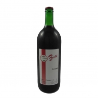 1 Liter Flasche mit Schankwein rot