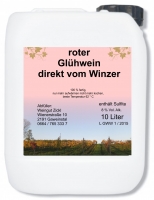 hausgemachter roter Glühwein