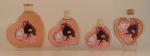 Fläschchen in Herzform 0,2 Liter mit Rosewein